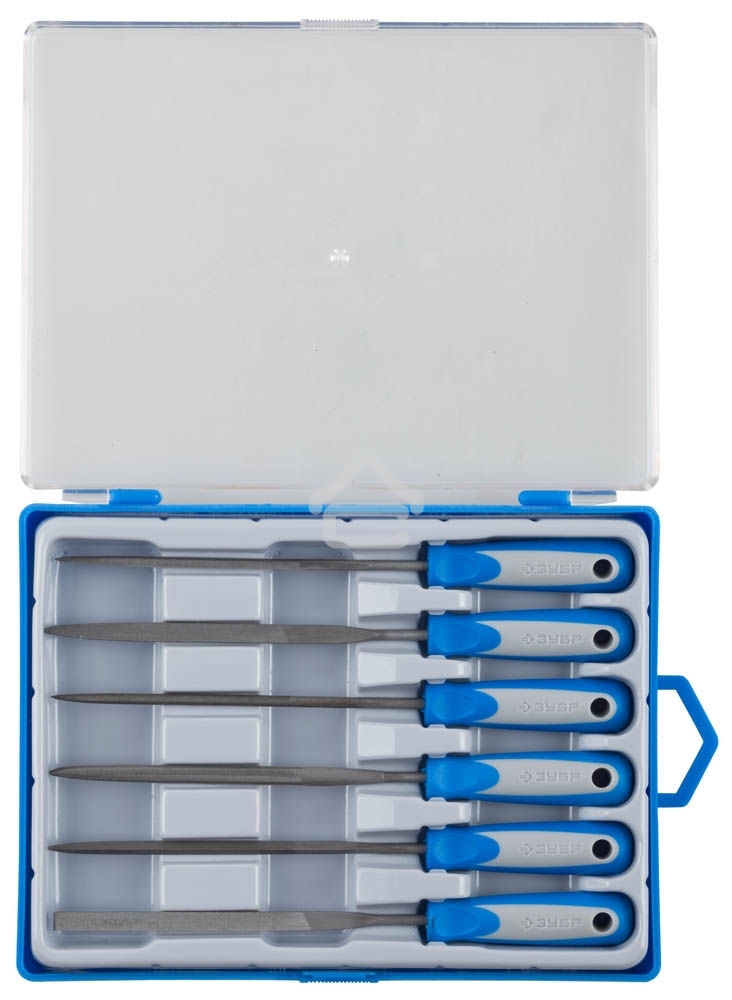 Набор надфилей Зубр Профи 6 шт 140 мм, в боксе