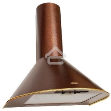 Вытяжка каминная Elikor Эпсилон 60П-430-П3Л медный антик/золотистый, 60 см, 430 куб. м/ч, 54 дБ