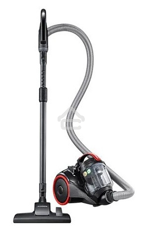 Пылесос Samsung VC15K4116VR/EV красный/черный, 390/1500 Вт, уборка сухая, пылесборник контейнер 1.3 л