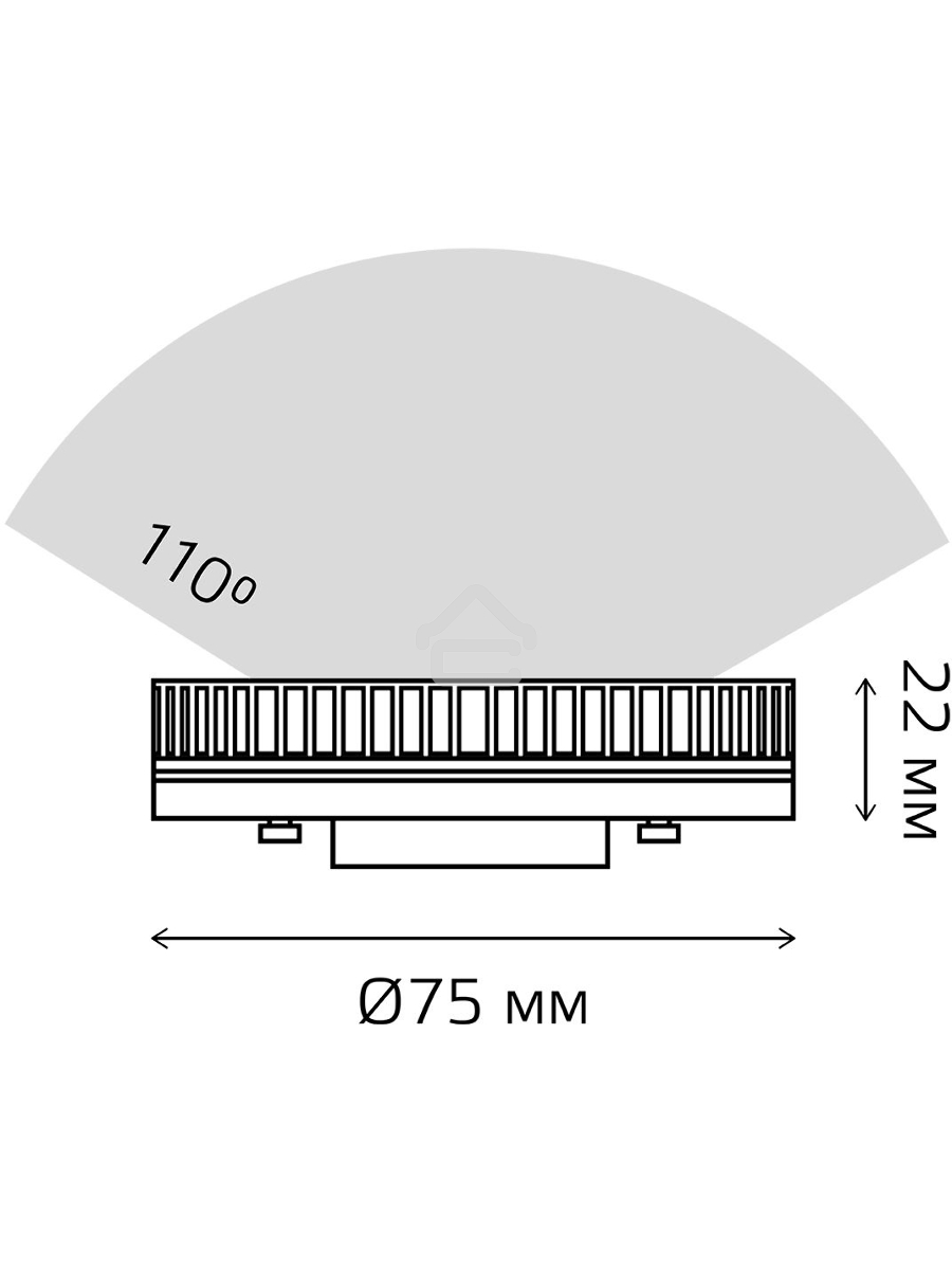 Светодиодная лампа GAUSS 83811 LED Elementary GX53 11W 810lm 3000K 1/10/100