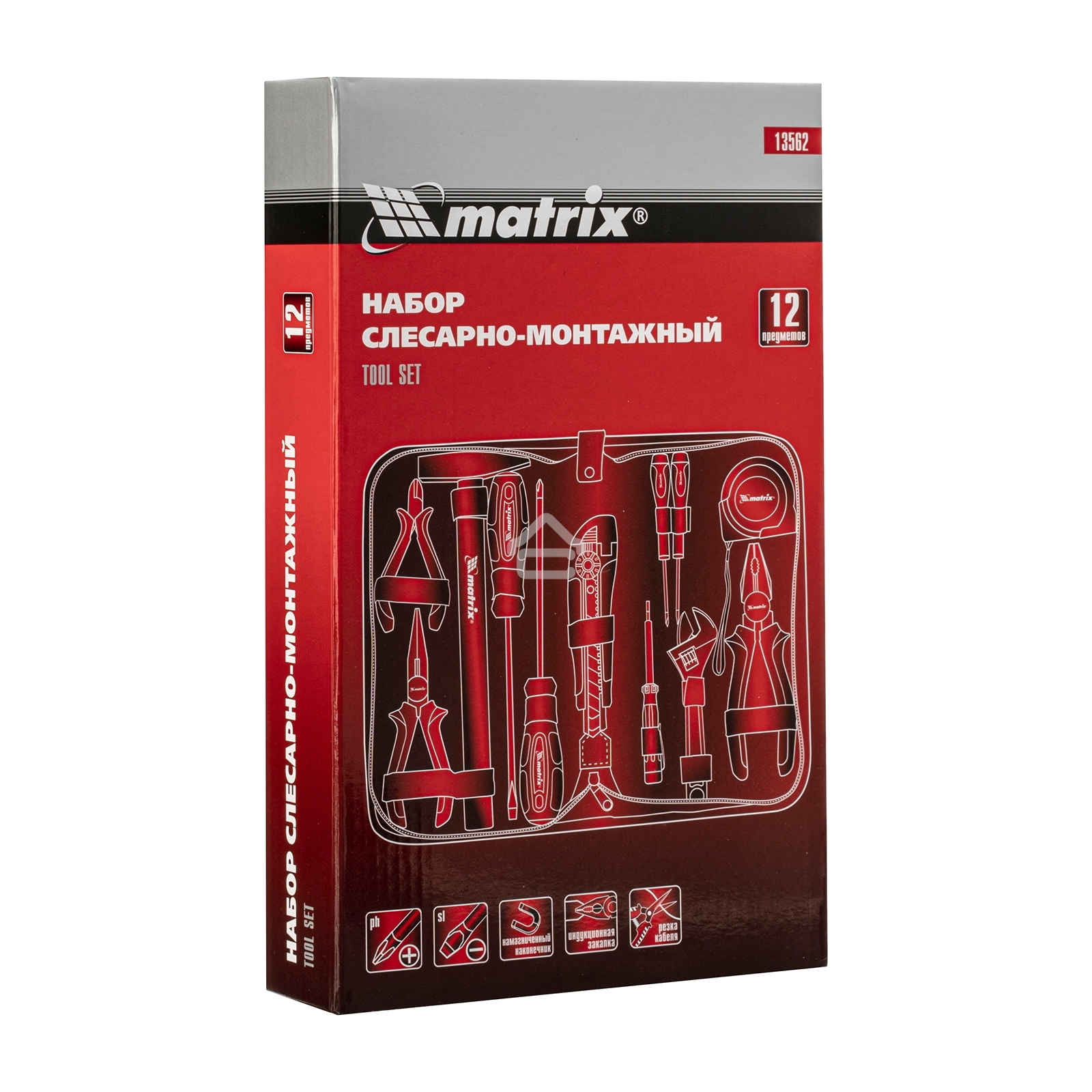 Набор инструментов MATRIX 13562 набор слесарно-монтажный 12 пред.