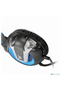 Гарнитура игровая Crown CMGH-3001 черный/синий