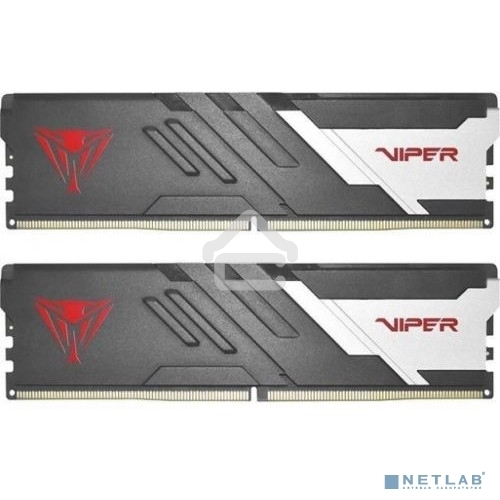 Оперативная память Patriot Viper Venom, DDR5, 64GB (2x32GB), 5600MHz, CL40, DIMM, с радиаторами, черный