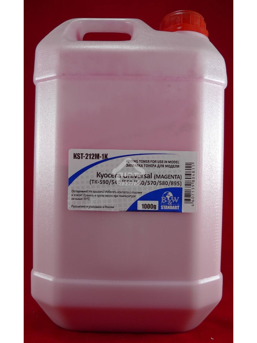 Тонер Kyocera Universal (TK-590/540/550/560/570/580/895) magenta (кан. 1кг) B&W Standart (Tomoegawa) фас России