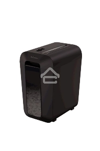 Шредер Fellowes PowerShred LX65 черный (секр.P-4)/перекрестный/10лист./22лтр./скрепки/скобы/пл.карты