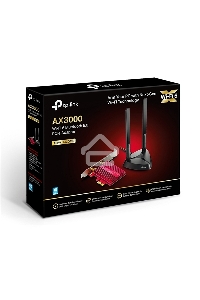 Адаптер TP-Link Wi-Fi 11AX 3000Mbps dual-band PCI-E adapter, two external Antennas