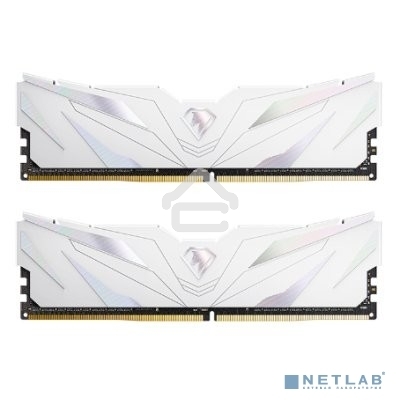 Оперативная память NETAC, DDR4, 16GB (2x8GB), 3600MHz, CL18, DIMM, с радиатором, белый