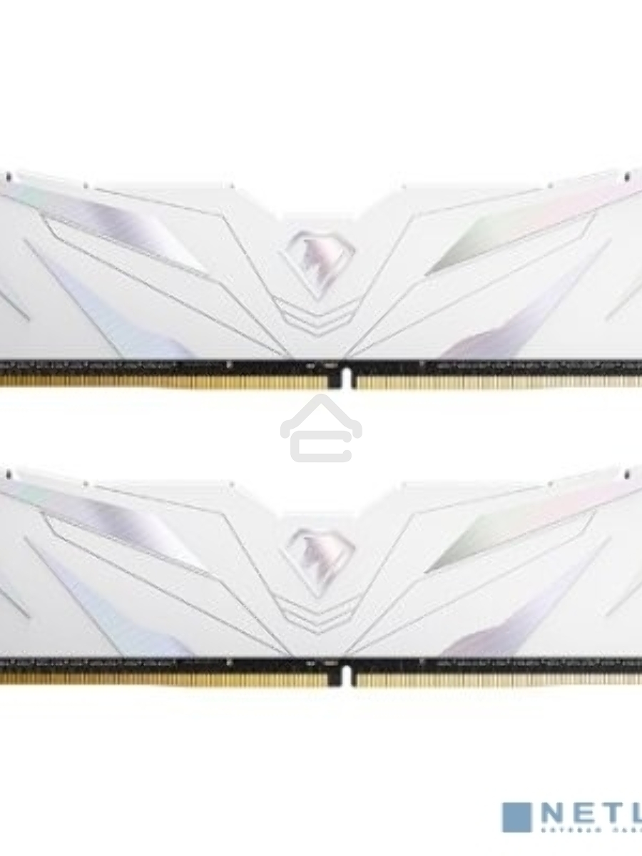 Оперативная память NETAC, DDR4, 16GB (2x8GB), 3600MHz, CL18, DIMM, с радиатором, белый
