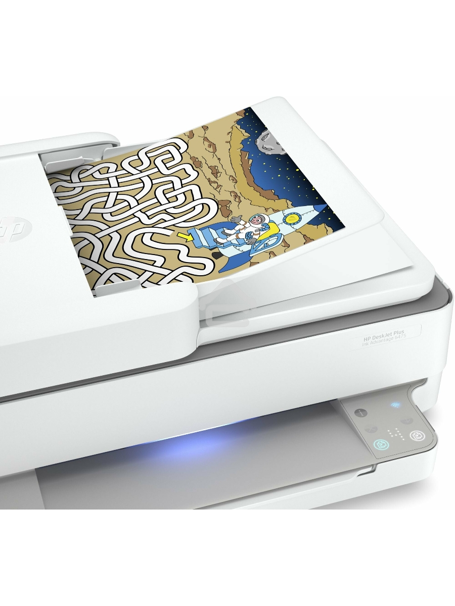 МФУ струйный HP DeskJet Ink Advantage 6475 (5SD78C), A4, цветной, печ. до 20 стр/мин. (ч/б) до 17 стр/мин. (цвет), скан. до 7 стр/мин. (ч/б) 3 стр/мин. (цвет), 1200x1200dpi, USB, Wi-Fi, Air Print
