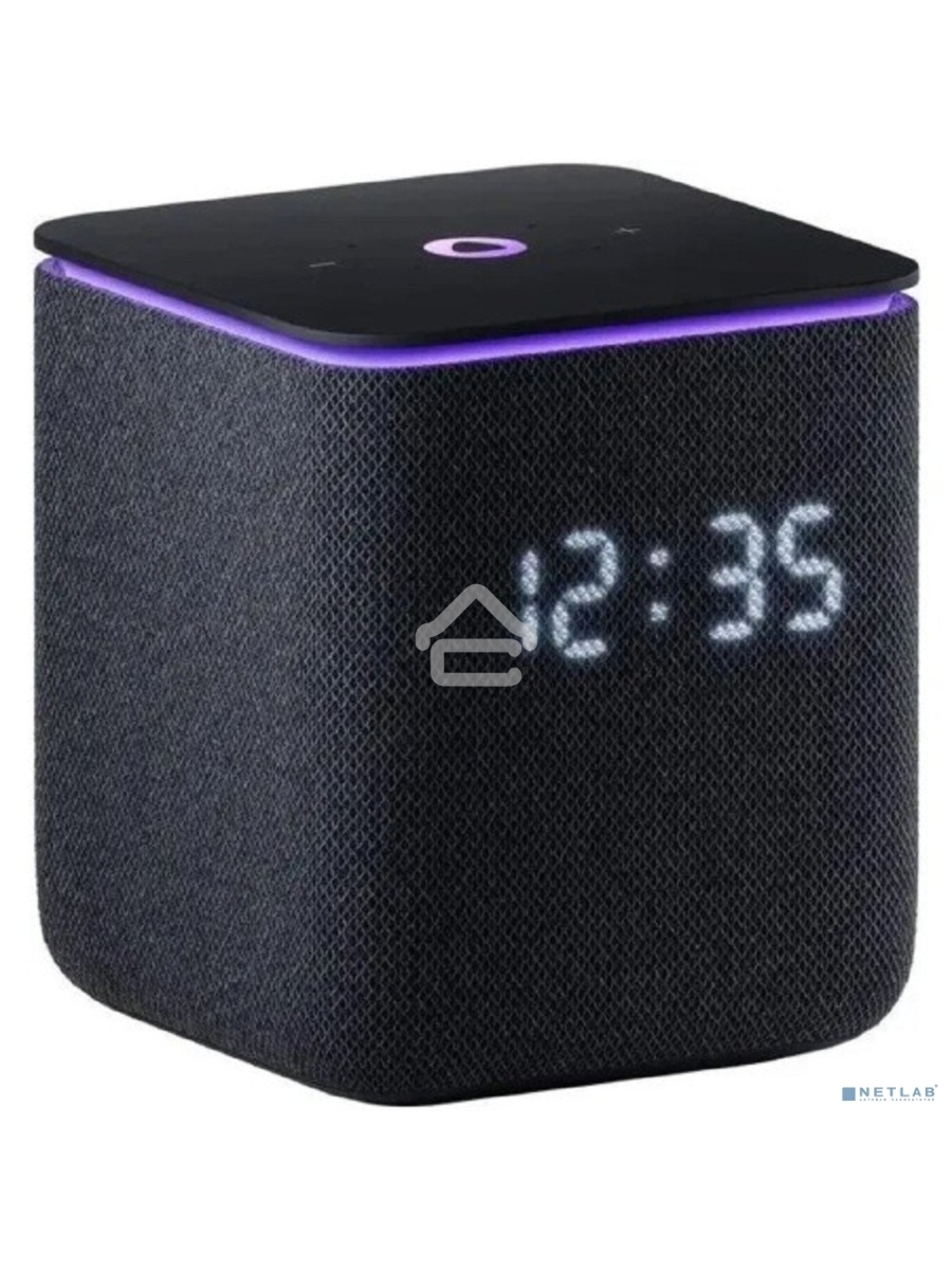 Умная колонка Яндекс Станция Миди, ZigBee, 24Вт, с голосовым ассистентом Алиса на YaGPT, черный