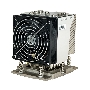Радиатор для процессора Ablecom ACL-S42130 серебристый, 90 мм, алюминий/медь, 4380 об/мин, 46 дБ, 4 pin, 400 Вт, 124 мм