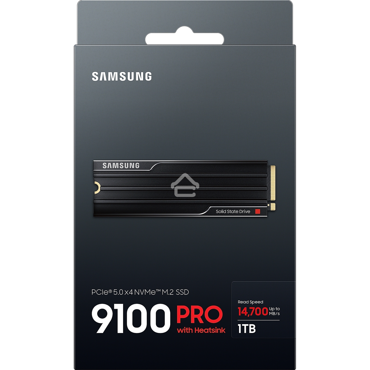 Накопитель SSD 1Tb Samsung 9100 PRO, M.2, PCI-E 5.0 x4, TLC 3D NAND R/W - 14800/13400 Mb/s с радиатором