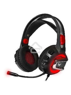 Гарнитура игровая Crown CMGH-3000 черный/красный