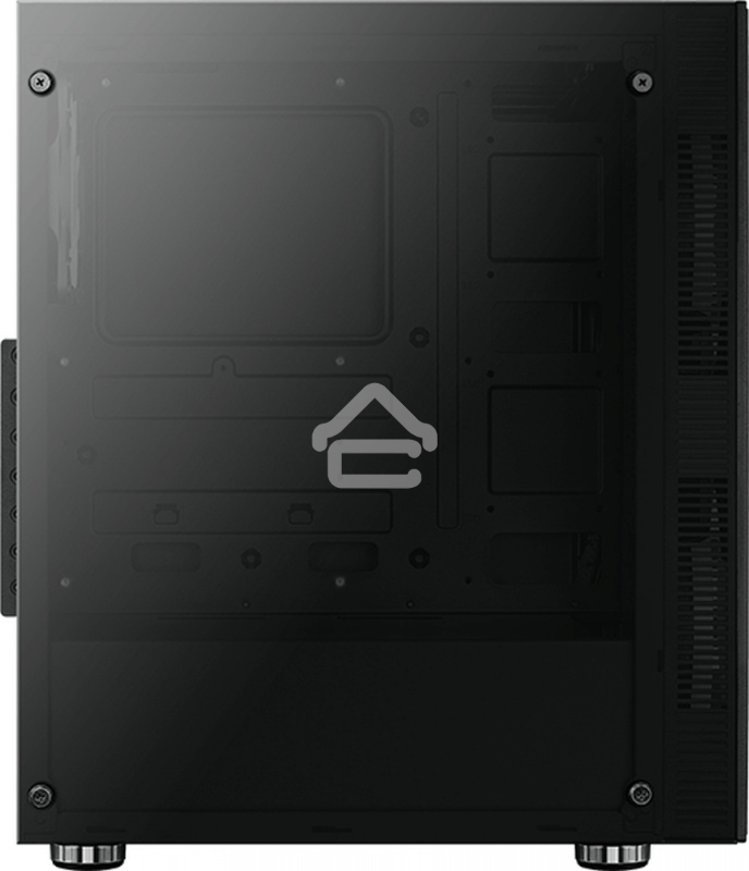 Компьютерный корпус Aerocool / Formula Python (3xUSB, 2xAudio, 0.5 мм,2x200 мм FAN, прозрачная стенка-закаленное стекло, ATX, без БП)