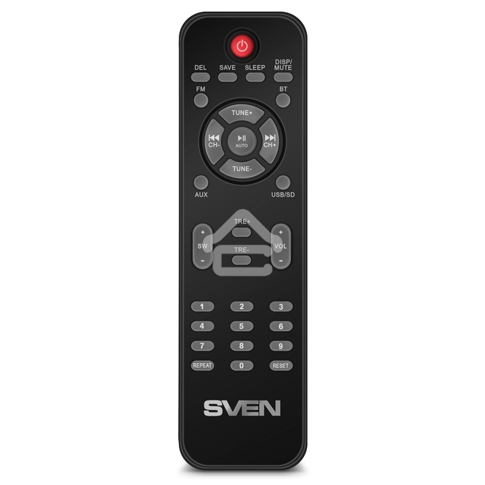 Акустическая система 2.1 SVEN MS-2080 / 70 Watt / ~220V 50Hz / FM-тюнер, USB/ SD, дисплей / BLUETOOTH / ПДУ / Black