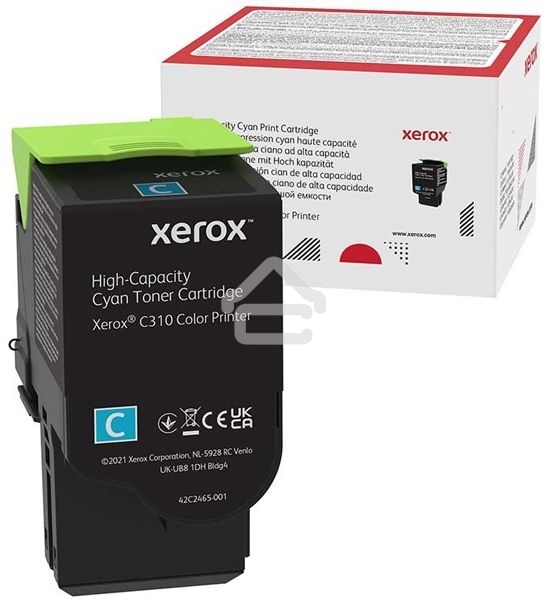 Картридж лазерный Xerox C310 голубой 5,5K (006R04369)