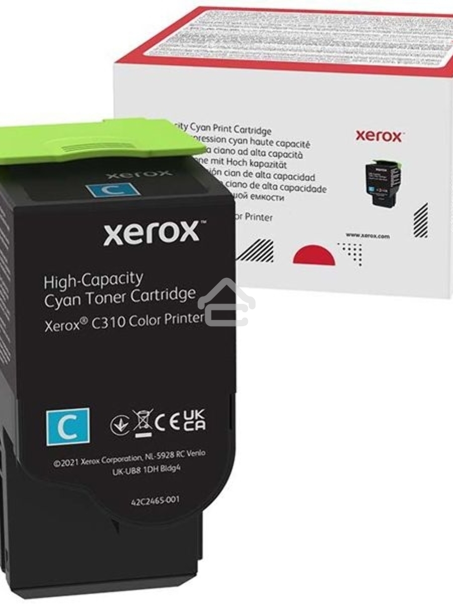 Картридж лазерный XEROX C310 голубой 5,5K (006R04369)