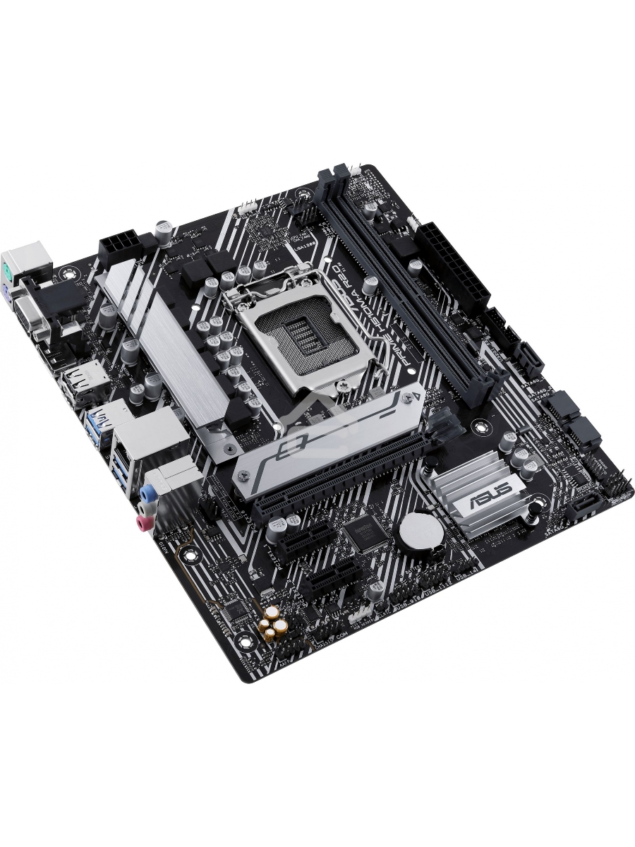 Материнская плата ASUS PRIME H510M-A R2.0, LGA 1200, Intel H470, 2xDDR4, 4xSATA, 1xM.2, 1xPCI-E 4.0 x16, 2xPCI-E x1, 1xHDMI, 1xDP, 1xVGA, 4xUSB-A 3.2 Gen 1, 2xUSB-A 2.0, 1x 1Gb LAN, 3x3.5 мм, 7.1, Micro-ATX