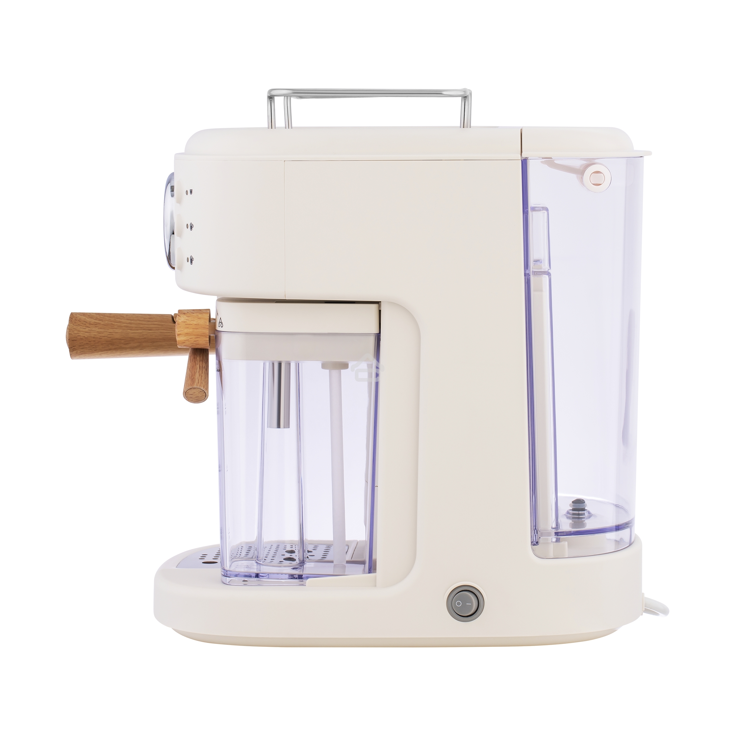 Кофеварка рожковая Maunfeld MF-737BG PRO бежевый, исп. кофе - молотый, 1.5 л, 1250 Вт, 15 Бар.