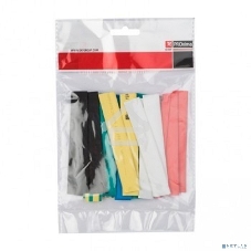 Термоусаживаемая трубка EKF tut-n-6 ТУТ 6/3 набор:7 цветов по 3шт. 100мм. EKF PROxima