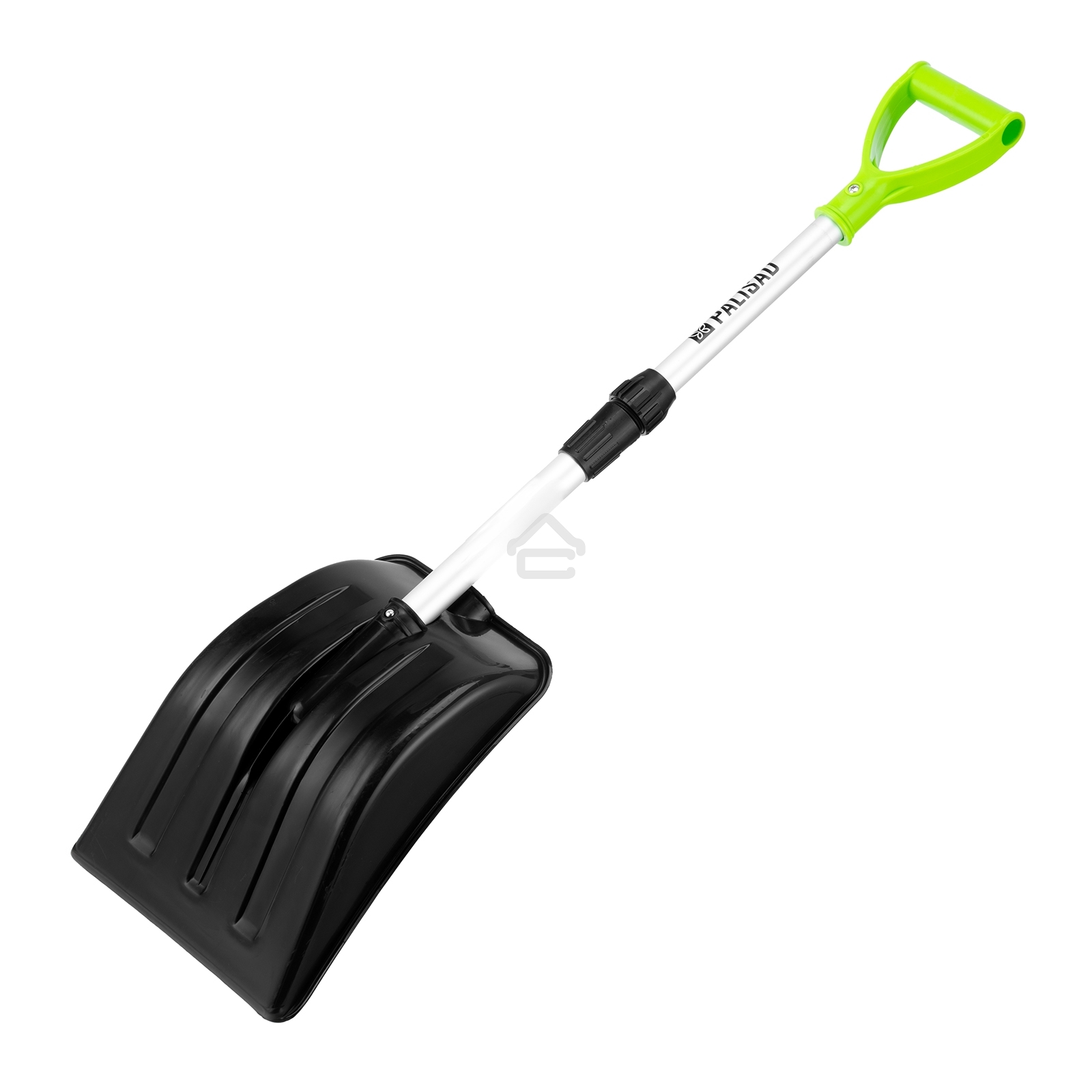 Лопата для уборки снега, полипропилен, 260х340х720-915 мм, телескопический черенок, BASE Palisad