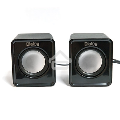Колонки Dialog Colibri AC-02UP черный {акустические колонки 2.0, 5W RMS, питание от USB
