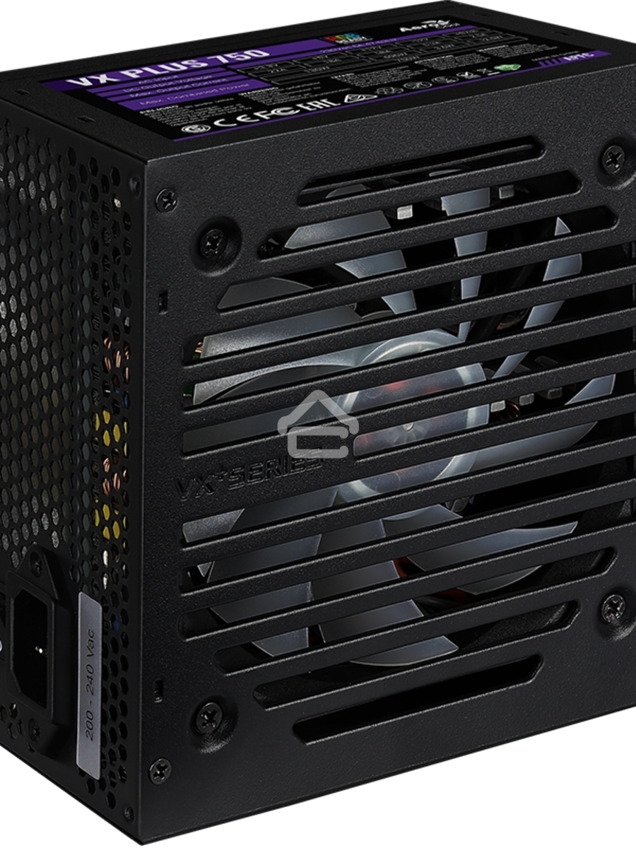 Блок питания Aerocool / Formula VX PLUS 750 RGB, 750Вт, 120мм, черный