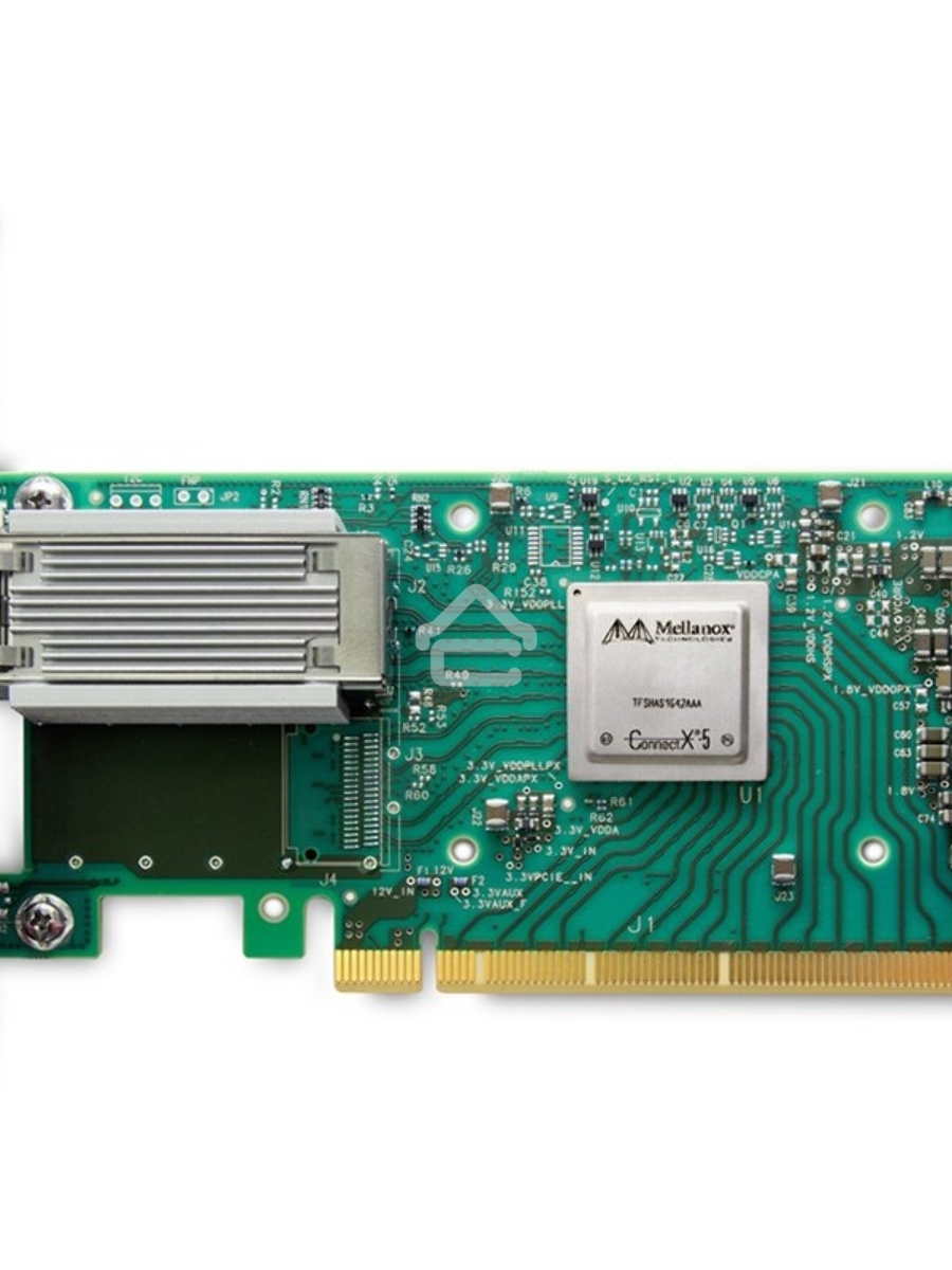 Mellanox ConnectX-5 VPI adapter card, EDR IB (100Gb/s) and 100GbE, single-port QSFP28, PCIe3.0 x16, tall bracket, ROHS R6