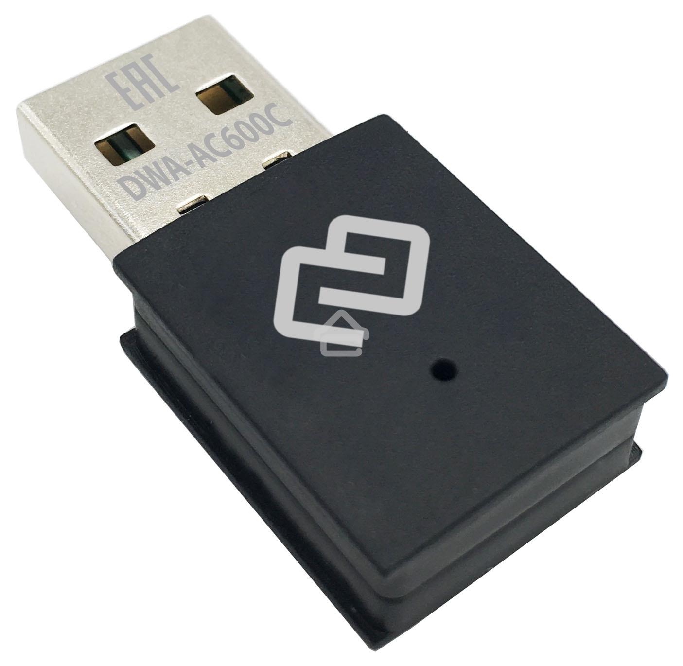 Сетевой адаптер WiFi Digma DWA-AC600C AC600 USB 2.0 (ант.внутр.) 1ант. (упак.:1шт)