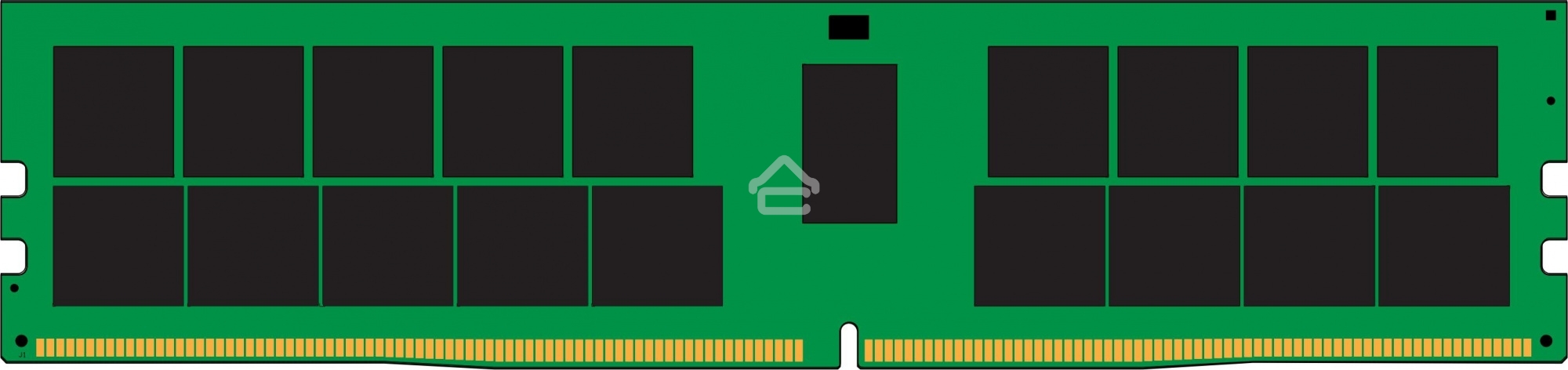 Оперативная память Kingston Server Premier, DDR4, 64GB (2x32 GB), 3200 MHz, CL22, ECC, RDIMM