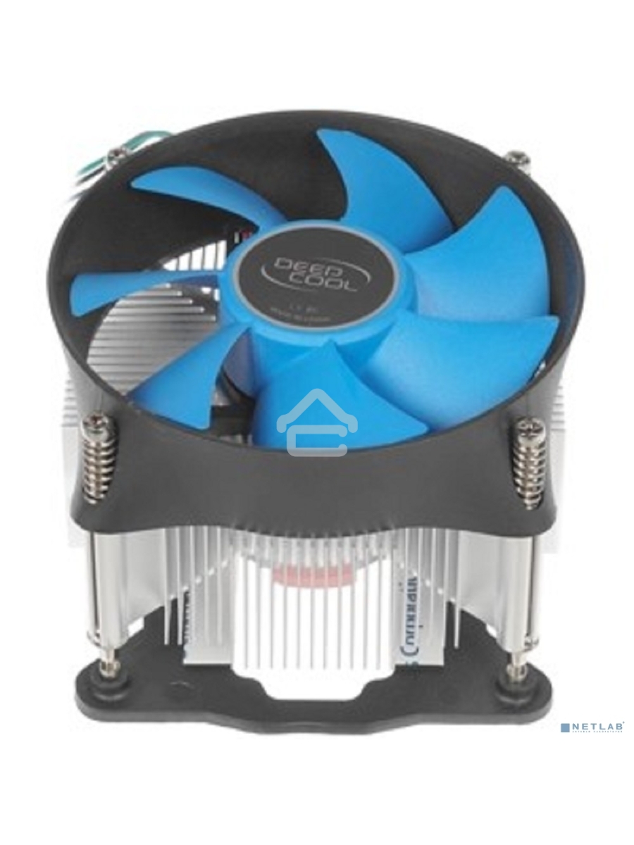 Кулер для процессора DEEPCOOL THETA 31 PWM 1700 черный/синий, 92 мм, алюминий/медь, 2400 об/мин, 30.3 дБ, 4 pin, 95 Вт, 66 мм