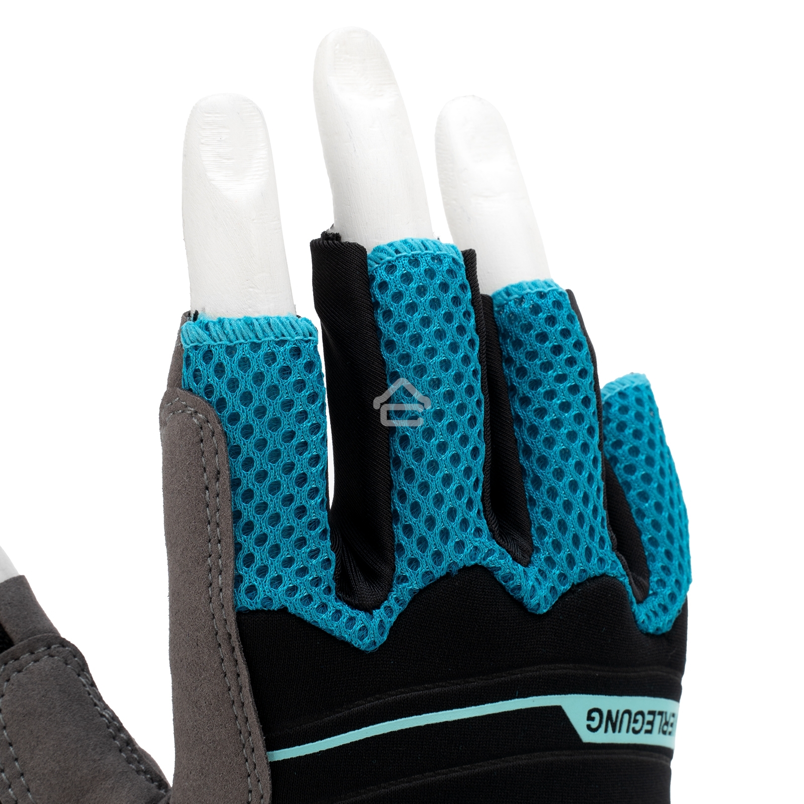 Перчатки комбинированные облегченные Gross открытые пальцы, AKTIV, размер L (9)