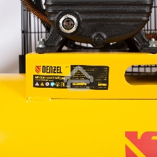 Компрессор воздушный рем. привод BCV2300/100, 2,3 кВт, 100 литров, 440 л/мин Denzel