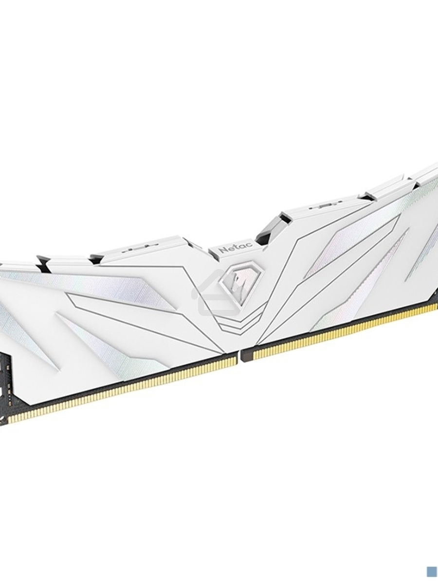 Оперативная память NETAC, DDR4, 16GB (2x8GB), 3600MHz, CL18, DIMM, с радиатором, белый