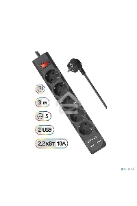 Сетевой фильтр Defender 3M DFS 753 5OUTL.