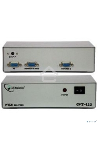 Разветвитель GVS122  Разветвитель сигнала VGA на 2 монитора (Gembird)    