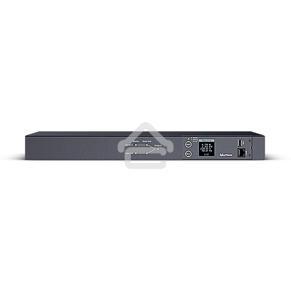 Блок распределения питания ATS CyberPower PDU24005(PDU20MHVIEC10AT) 1U type, 16Amp, plug IEC 320 C20, (8) IEC 320 C13 (2) IEC 320 C19