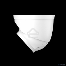 Уличная купольная IP-видеокамера TiOC DAHUA DH-IPC-HDW3849HP-AS-PV-0280B-S5 с ИИ и активным сдерживанием 8Мп; 1/2.7” CMOS; объектив 2.8мм, видеоаналитика, ИК 30м, LED 30м, IP67, корпус: металл