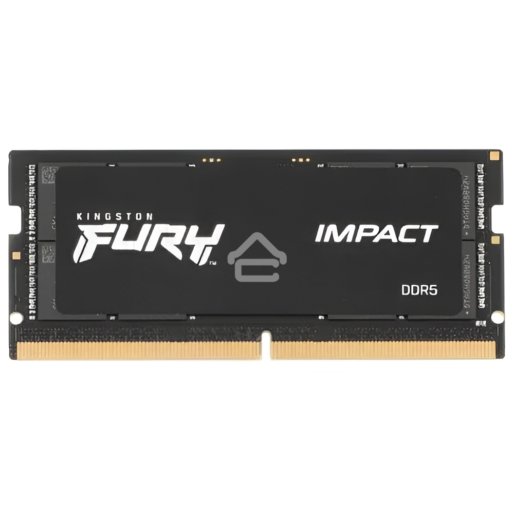 Оперативная память Kingston Fury Impact, DDR5, 64Gb (2x32Gb), 5600MHz, CL40, SO-DIMM