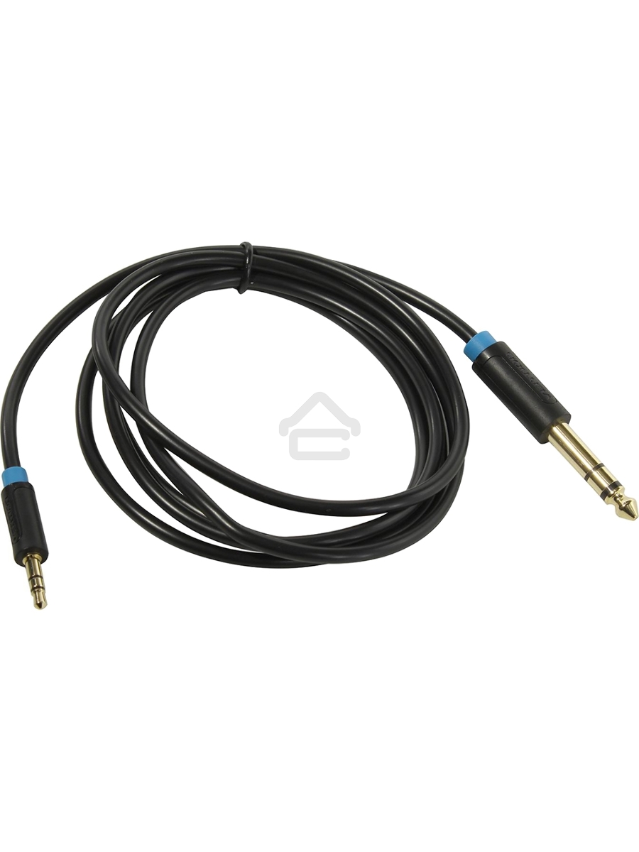 Кабель Vention аудио Jack 6,5 mm M/ 3,5 M - 1,5м BABBG