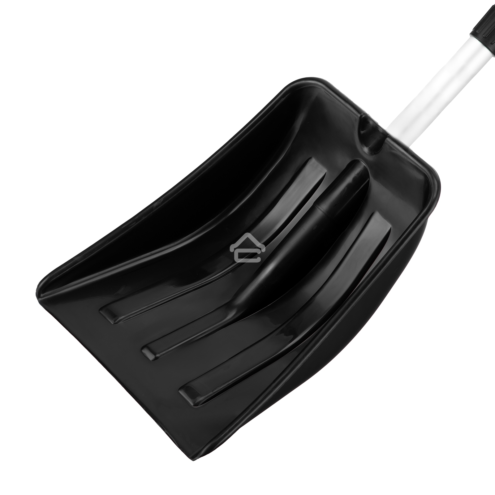 Лопата для уборки снега, полипропилен, 260х340х720-915 мм, телескопический черенок, BASE Palisad