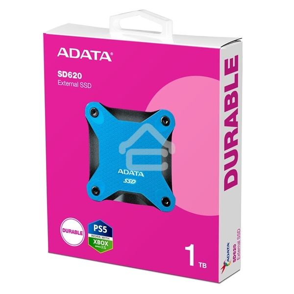 Внешний накопитель SSD 1TB A-DATA SD620, External, USB 3.2, [R/W -550/500 MB/s] синий