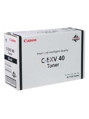 Картридж лазерный CANON C-EXV40 TONER BK EURC-EXV40 3480B006 черный (6000стр.) для Canon iR1133/1133A/1133iF