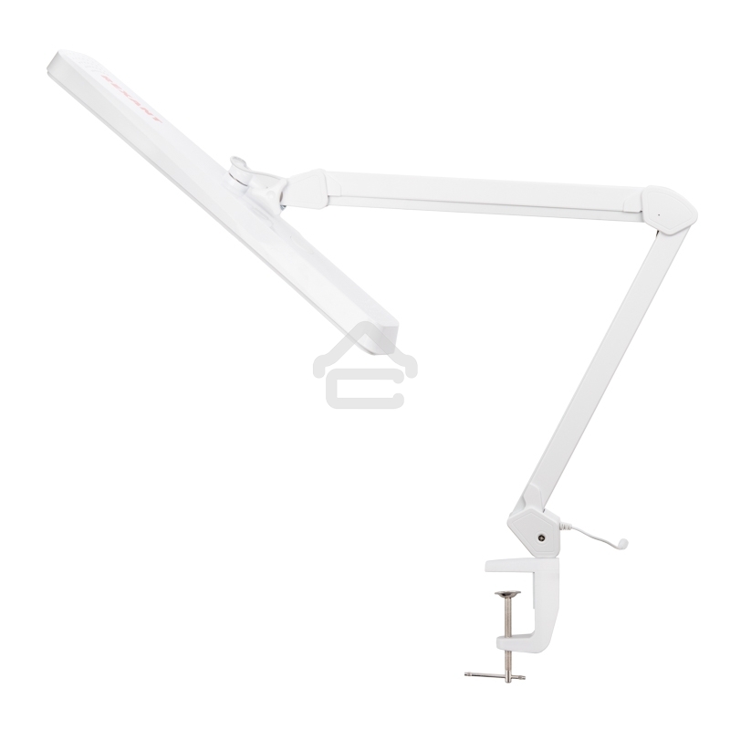 Лампа настольная бестеневая на струбцине Rexant ECO light, 324 SMD LED с диммером, теплый/холодный цвет свечения, белая