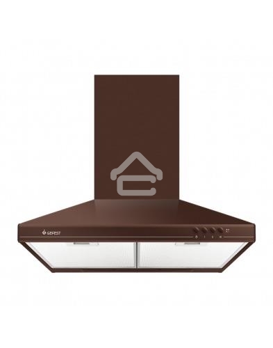 Вытяжка каминная Gefest ВО 10 К47 коричневый, 60 см, 300 куб. м/ч, 75 дБ