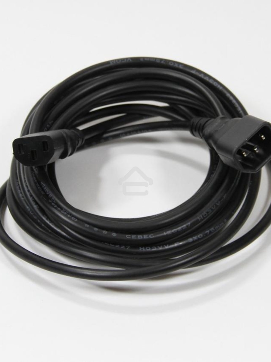 Кабель монитор - компьютер 220V (UPS -> устройство) <VDE> 3G*0.75mm VCOM (CE001-CU)5м 