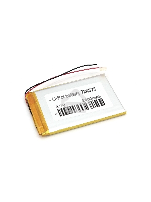 Аккумулятор Li-Pol (батарея) 7.2*43*73мм 2pin 3.7V/2500mAh