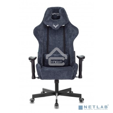 Кресло игровое Бюрократ VIKING KNIGHT LT27 FABRIC синий крестовина металл/пластик