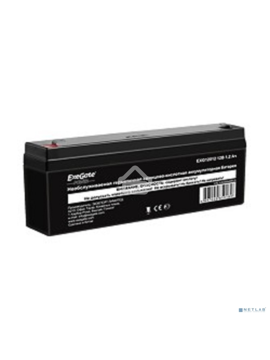 Батарея ExeGate EP249948RUS DT 12012/EXG12012 (12V 1.2Ah), клеммы F1