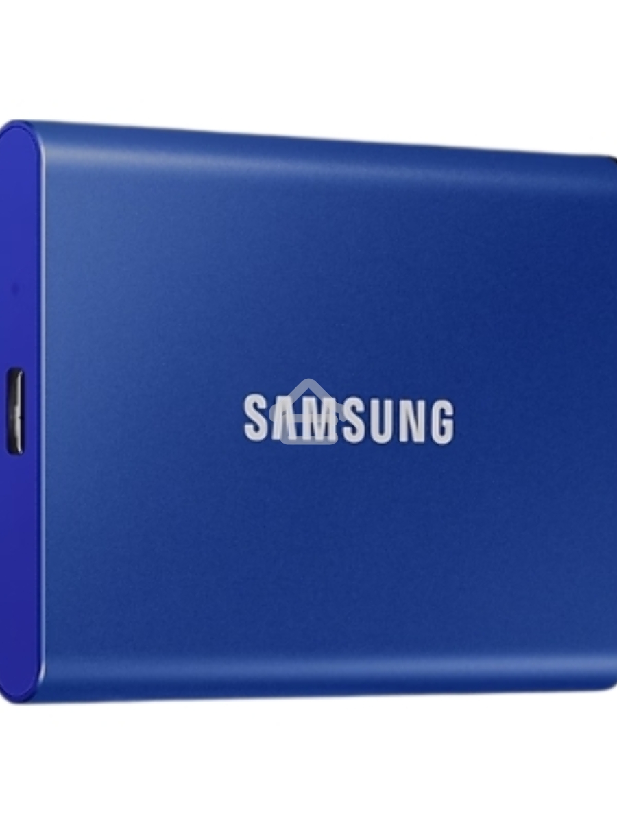 Твердотельный накопитель Samsung SSD 2TB T7, USB Type-C, R/W 1000/1050MB/s, Blue